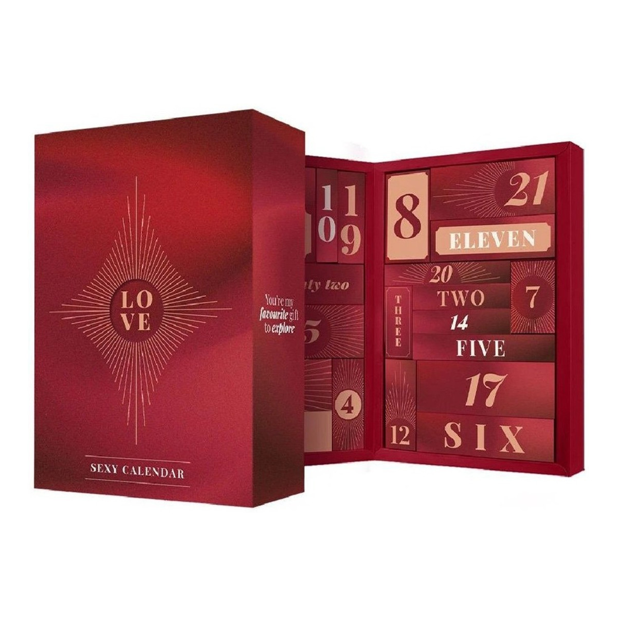 Dream Toys Love sexy calendar kalendarz adwentowy z zabawkami erotycznymi 24szt