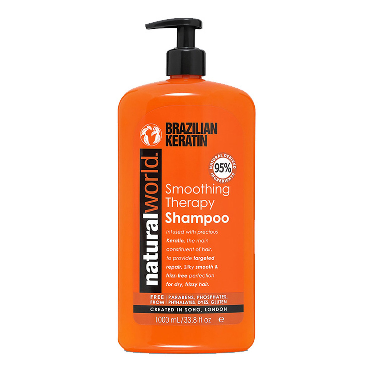 Natural World BRAZILIAN KERATIN Smoothing Therapy Szampon wygładzający do włosów 1000ml