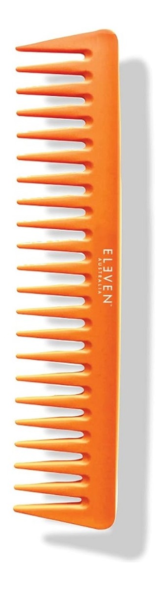 Carbon fiber comb grzebień do włosów z włókna węglowego neon orange