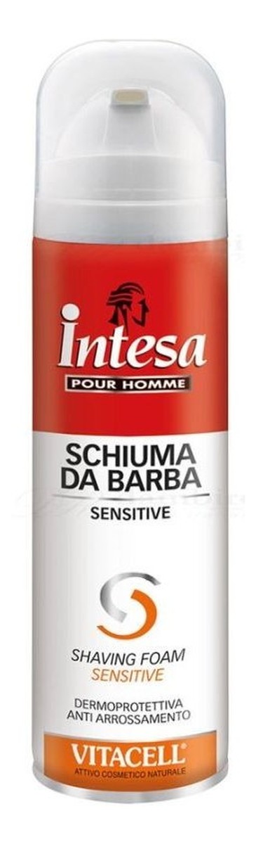 Shaving Foam Pour Homme Sensitive pianka do golenia dla mężczyzn