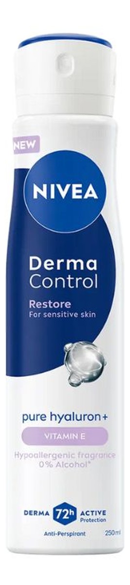 Derma control restore antyperspirant spray