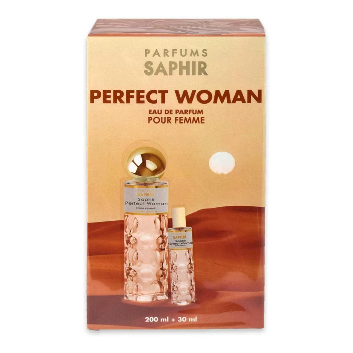 Saphir Perfect Woman zestaw woda perfumowana spray 200ml + woda perfumowana spray 30ml