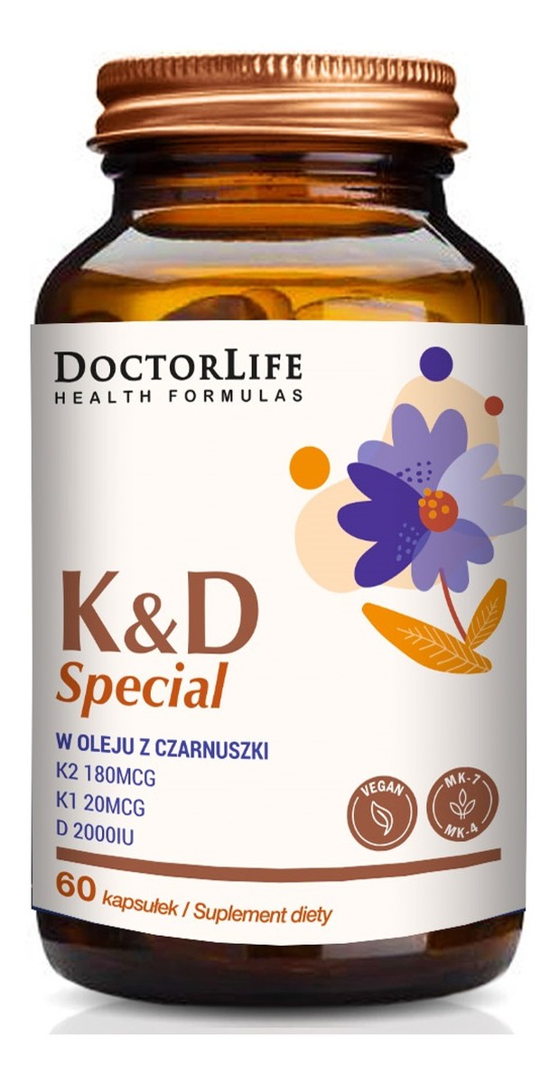K & d special w oleju z czarnuszki suplement diety 60 kapsułek