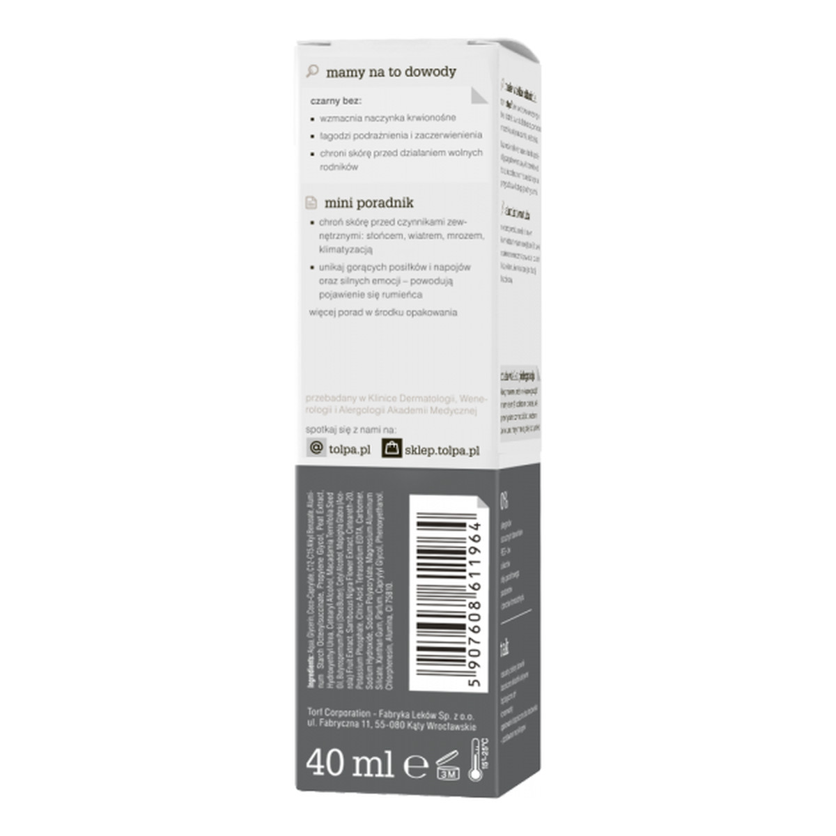 Tołpa Czarny Bez Botanic Kojący Krem-Balsam Na Naczynka 40ml