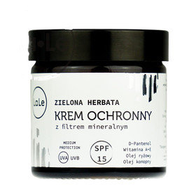 Krem ochronny mineralny UVA/UVB – SPF zielona herbata