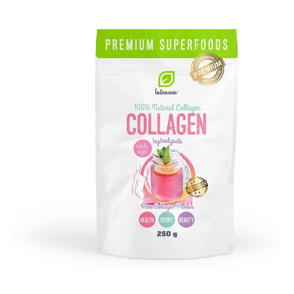 Intenson Kolagen hydrolizat suplement diety 250g