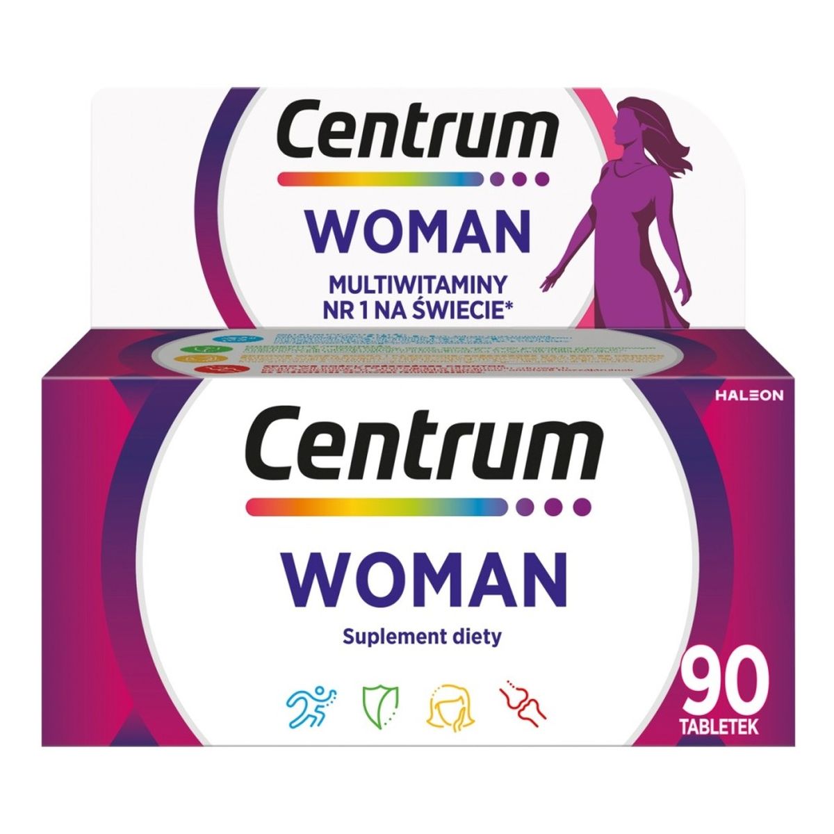 Centrum Woman multiwitaminy dla kobiet suplement diety 90 tabletek