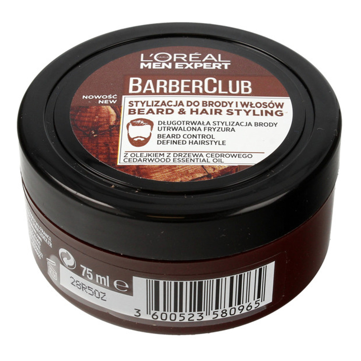 L'Oreal Paris Men Expert Barber Club krem do stylizacji brody i włosów 75ml