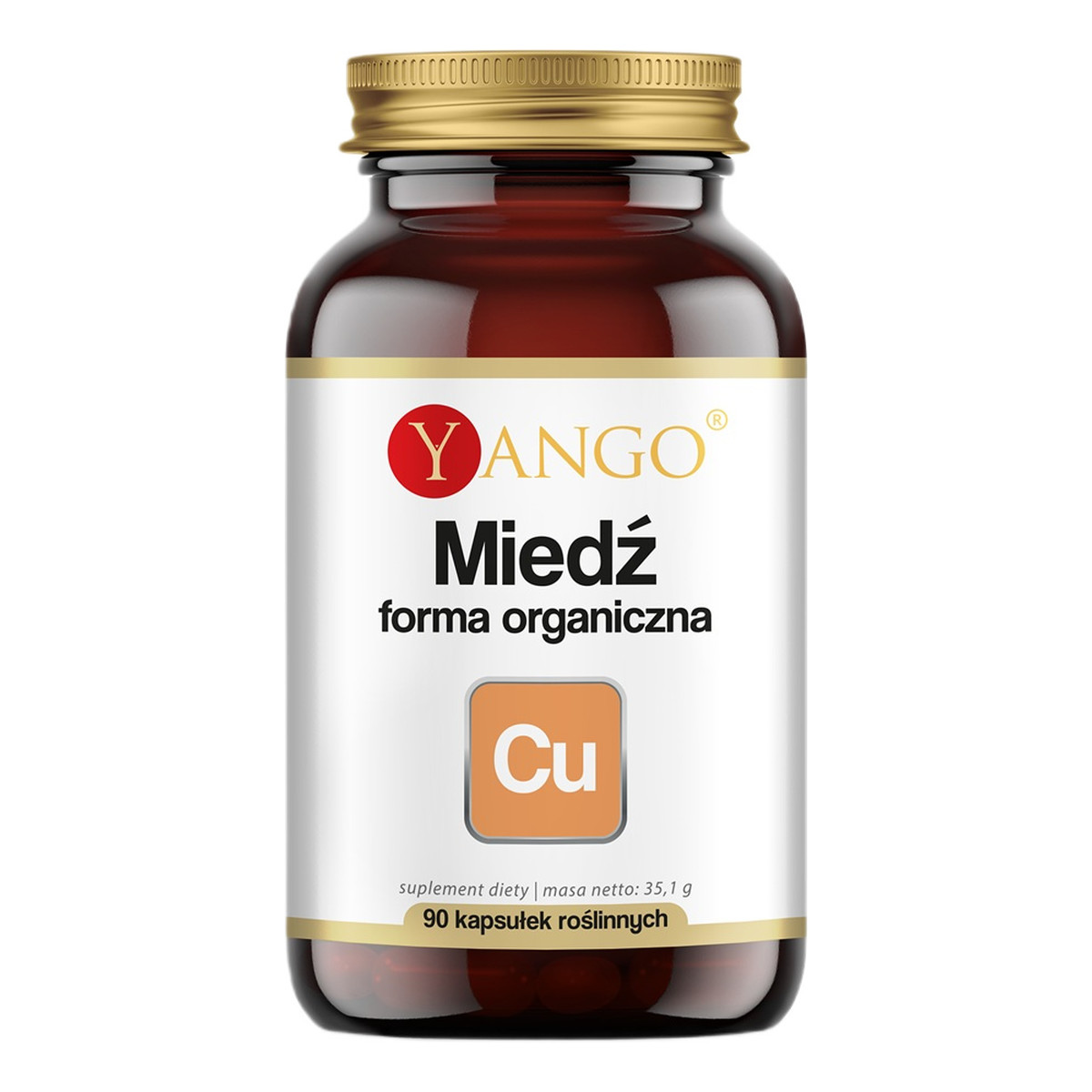 Yango Miedź forma organiczna suplement diety 90 Kapsułek