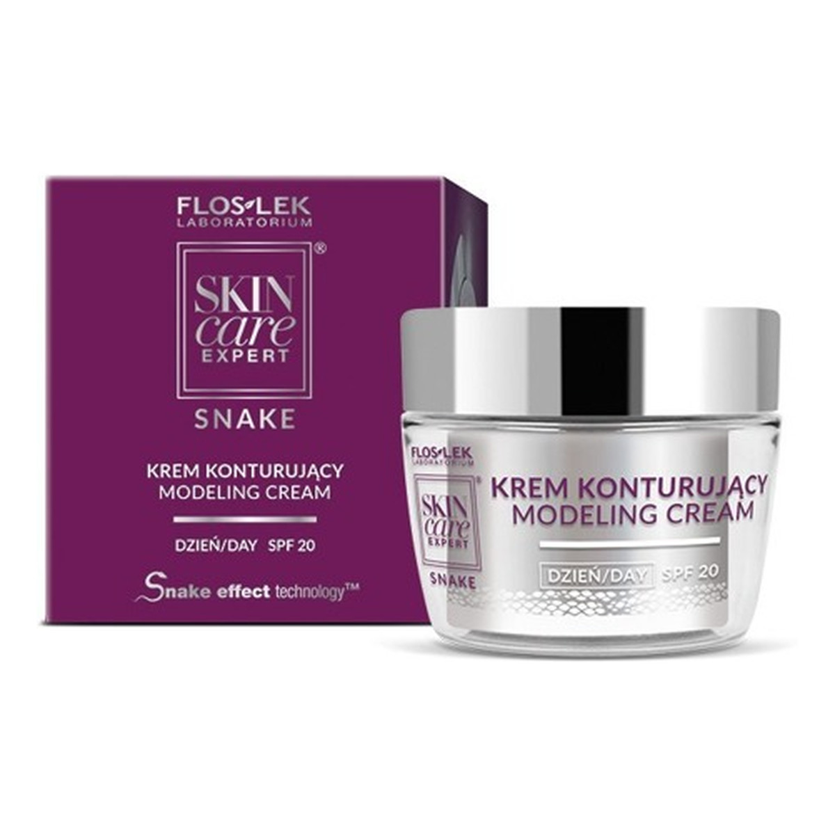 FlosLek Skin Care Expert Snake Krem konturujący na dzień SPF20 50ml