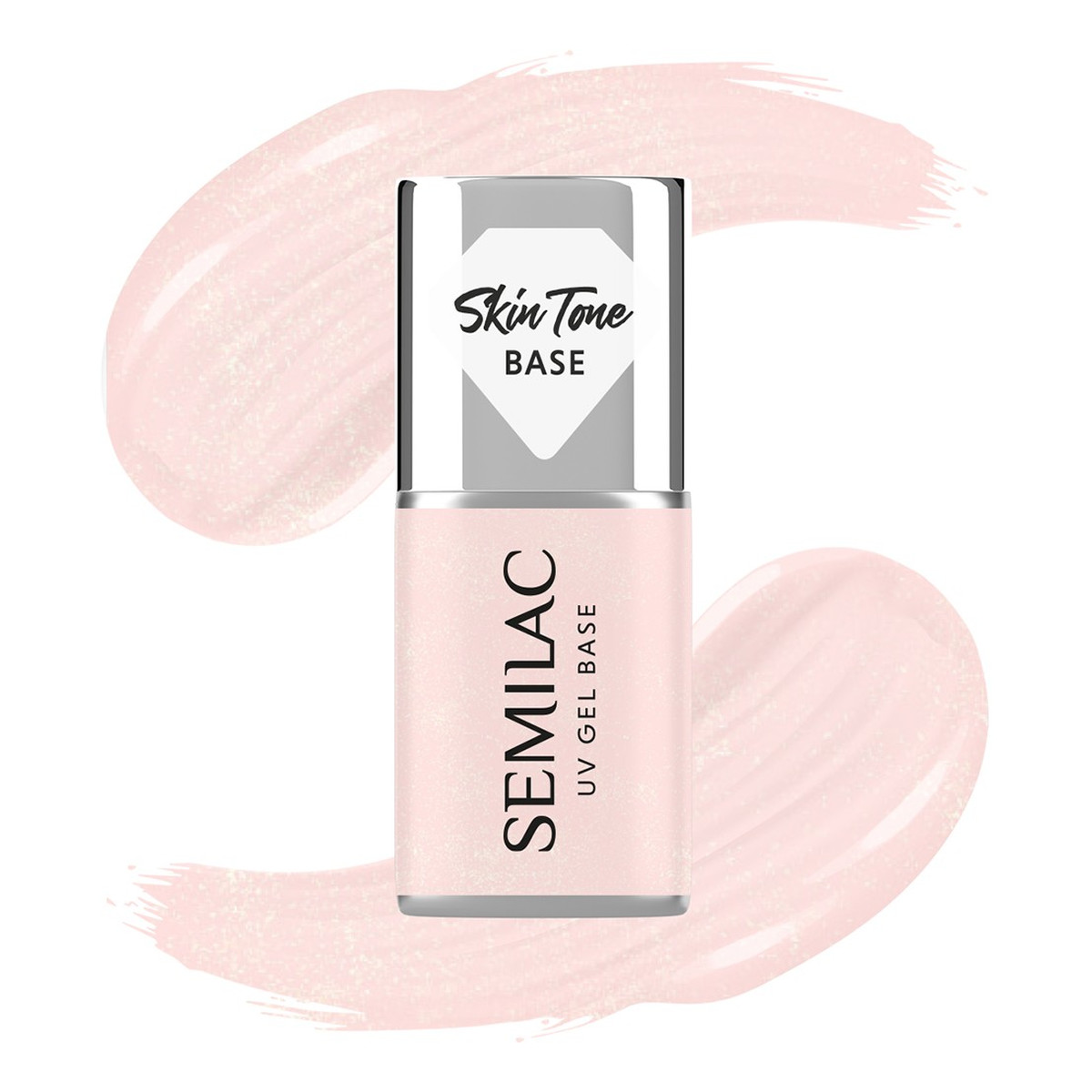 Semilac Skin Tone Baza coverowa do lakierów hybrydowych półtransparentna 7ml