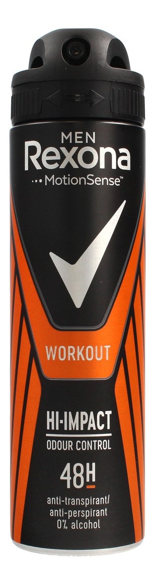 Men Dezodorant spray Workout Hi-Impact