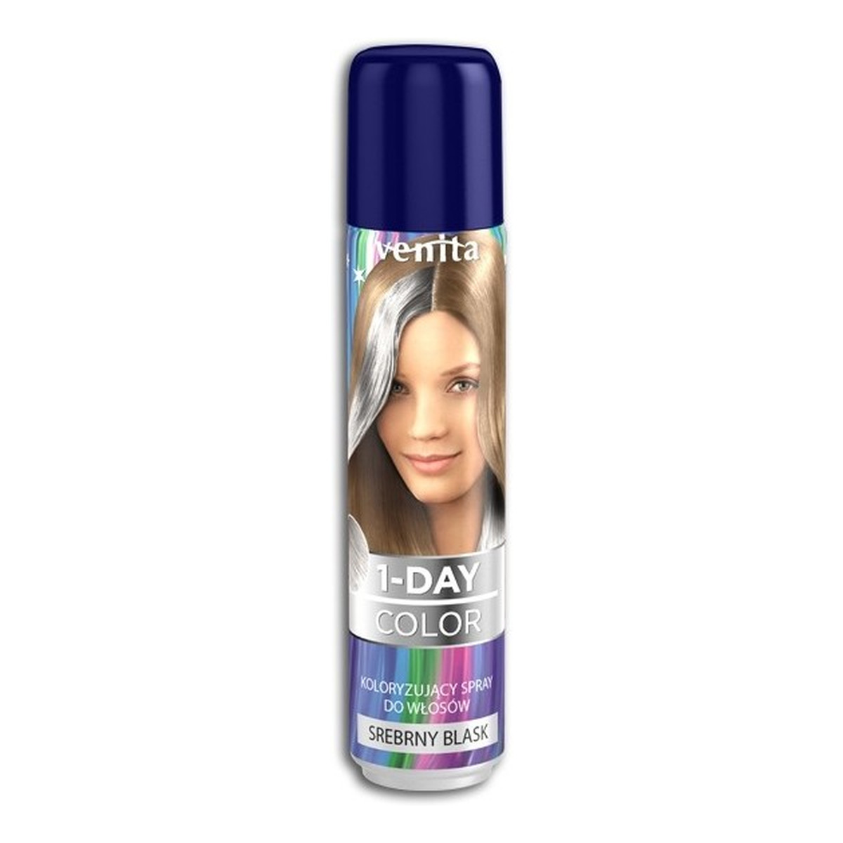 Venita 1-DAY Spray koloryzujący do włosów Srebrny Blask (01) 50ml