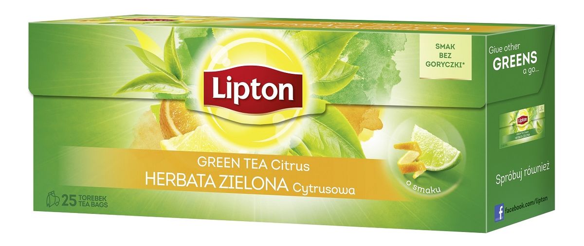 herbata zielona Cytryna 25 torebek