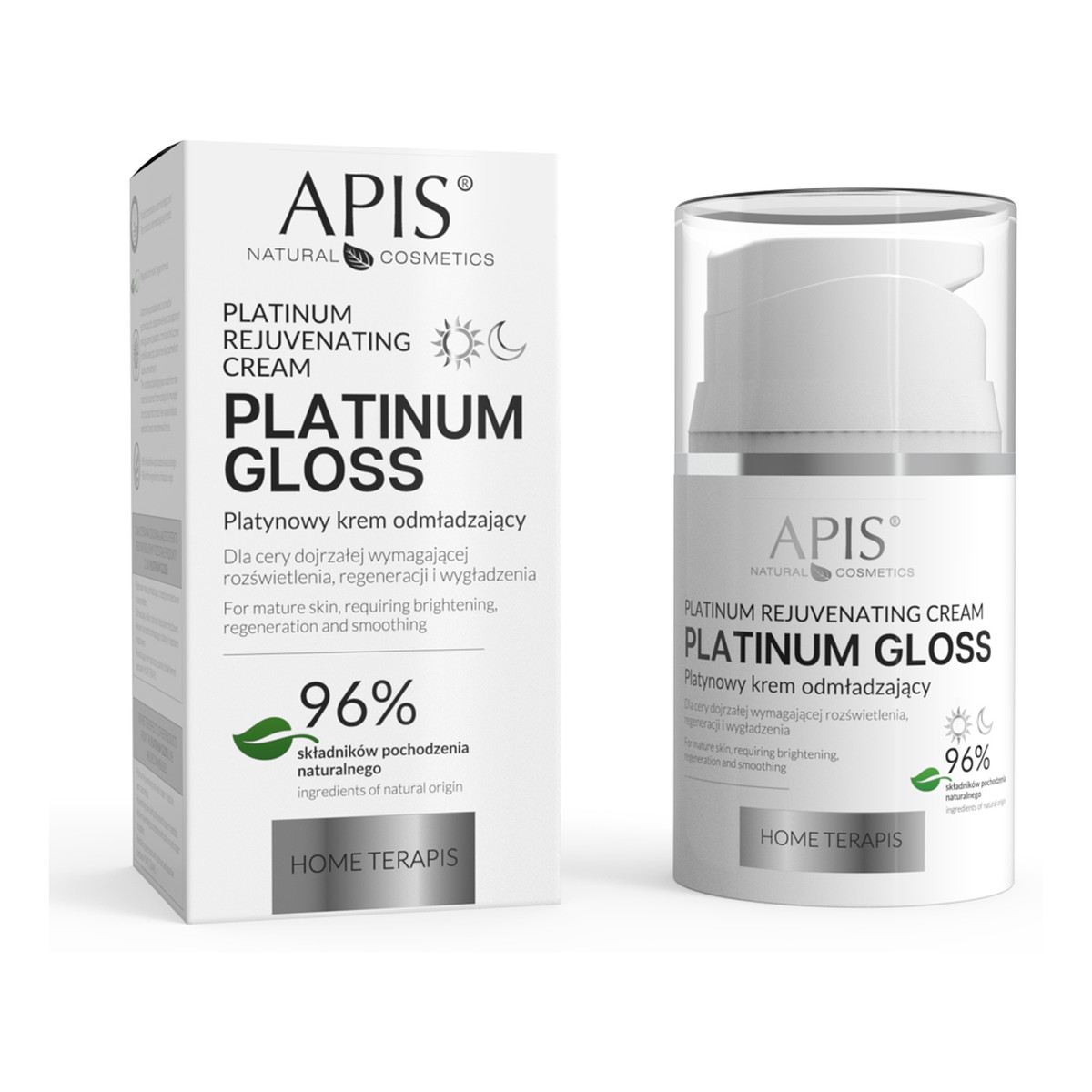 Apis Platinum Gloss Platynowy krem odmładzający do twarzy 50ml
