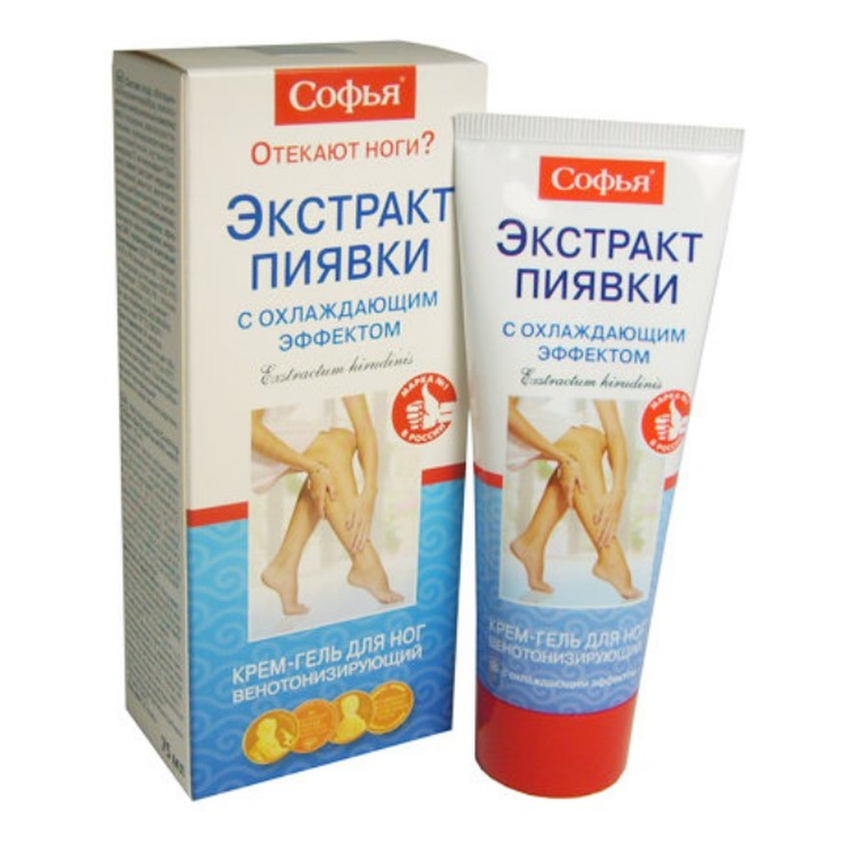 Sofja Krem-żel do nóg z efektem ochładzającym z ekstraktem z pijawki 200ml