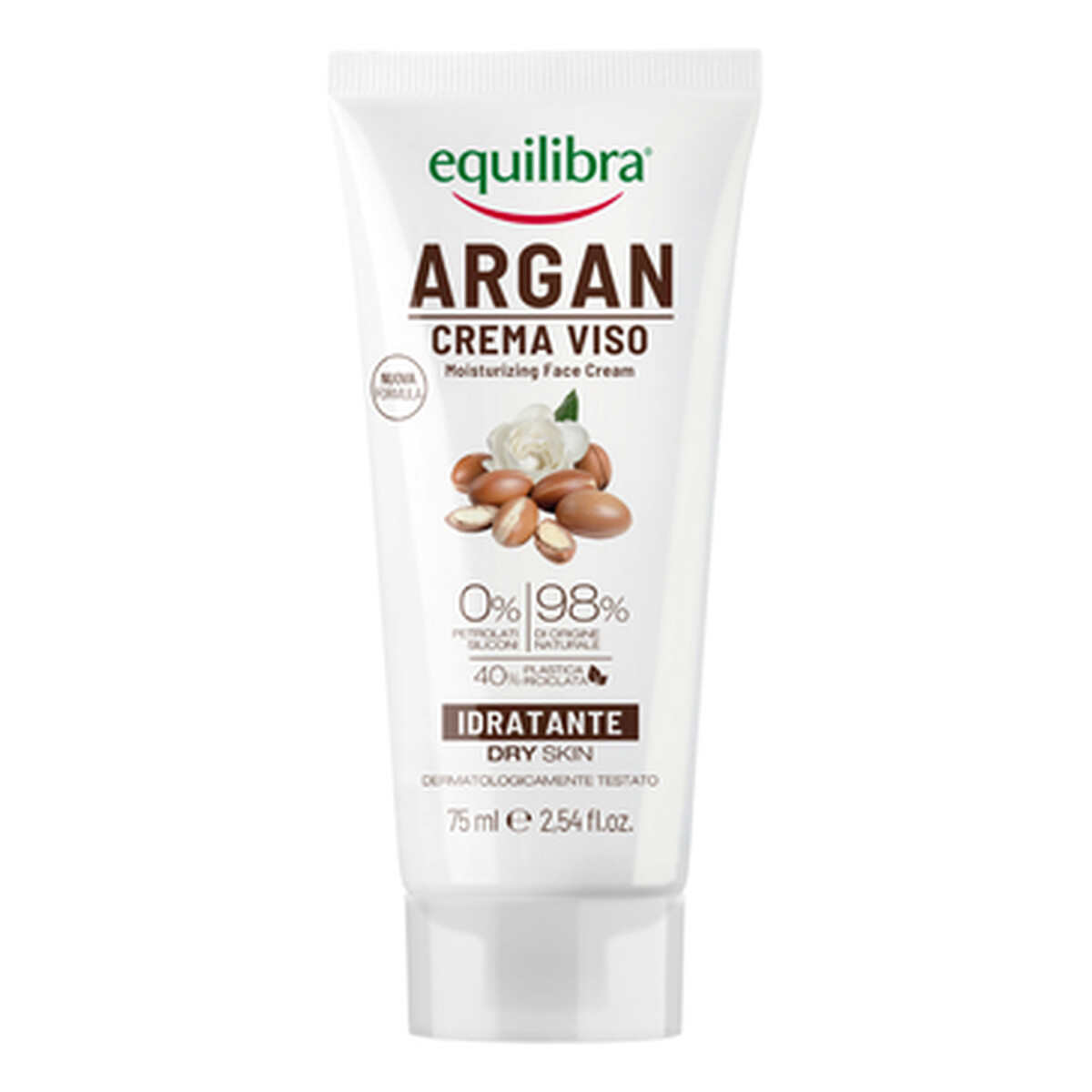 Equilibra Argan Moisturizing Face Cream arganowy nawilżający Krem do twarzy 75ml