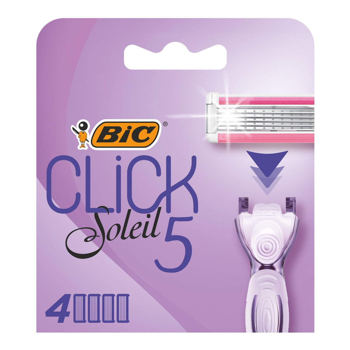 Bic Click Soleil 5 Wkłady do damskiej maszynki do golenia 4szt.