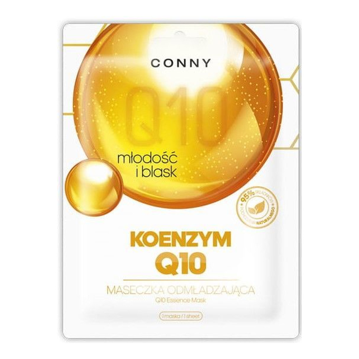 Conny Essence Mask wzmacniająca maseczka w płachcie Koenzym Q10 23g