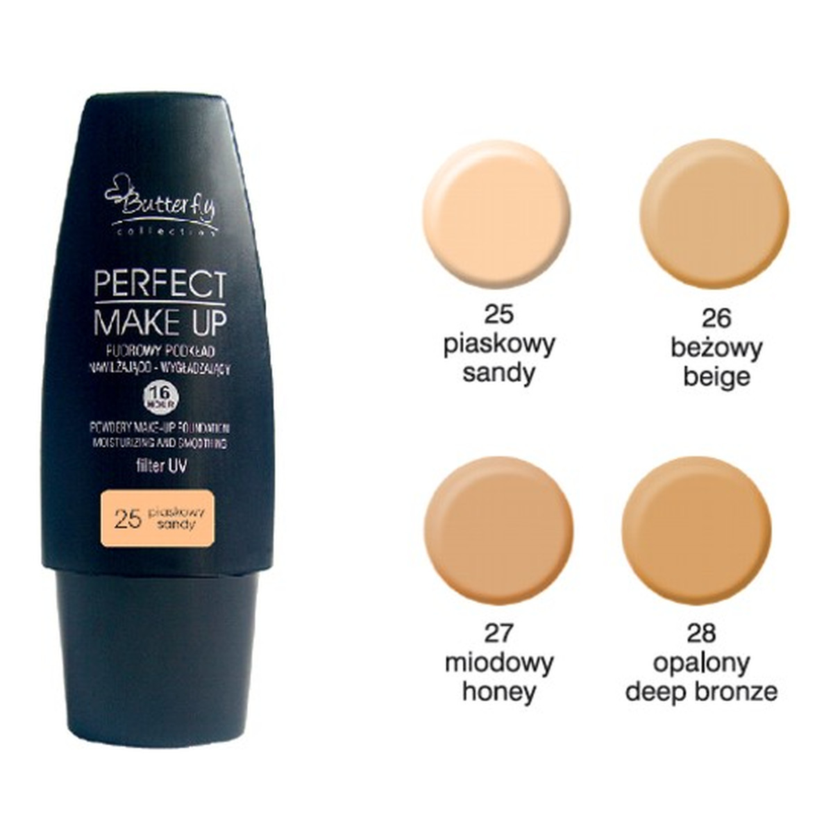 Butterfly Fluid Do Twarzy Perfect Make Up 30ml