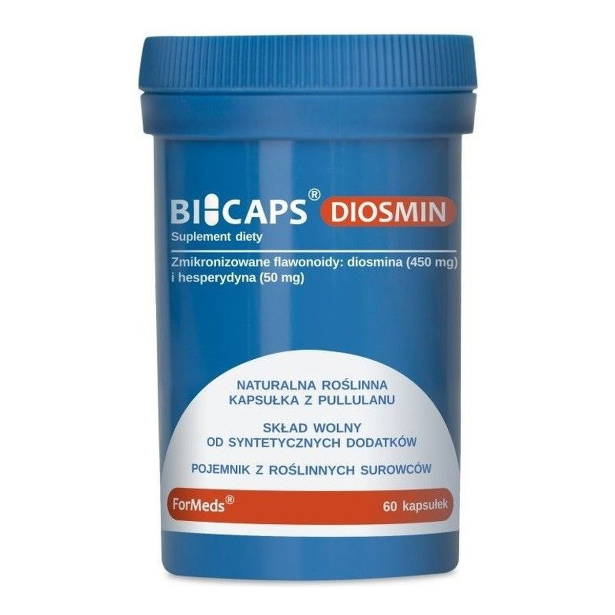 Formeds Bicaps F-Diosmin zmikronizowane flawonoidy suplement diety 60 Kapsułek