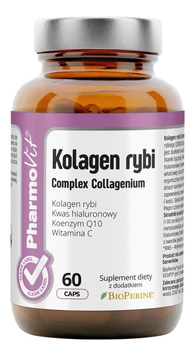 Kolagen Rybi Complex Collagenium suplement diety 60 kapsułek