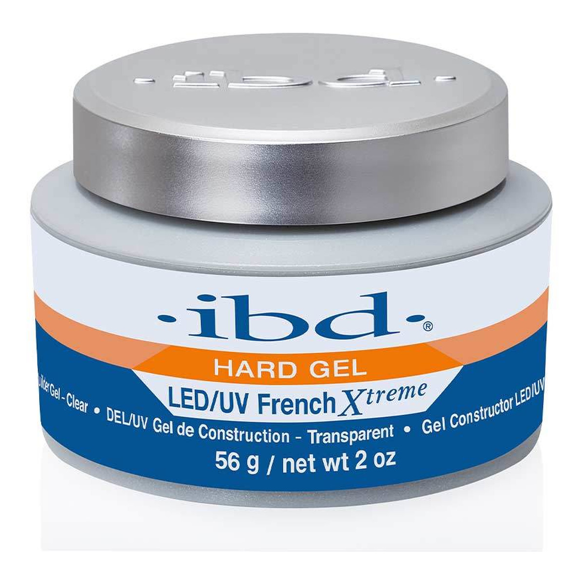 IBD FRENCH XTREME HARD GEL LED/UV ŻEL BUDUJĄCY CLEAR 56g