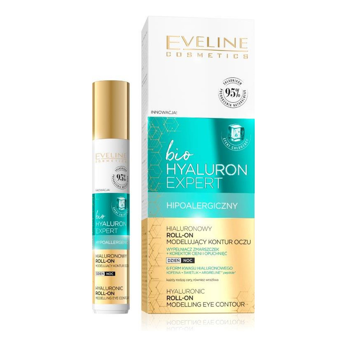 Eveline Bio Hyaluron Expert Roll-on żel pod oczy 15ml