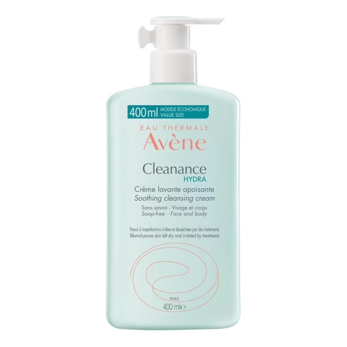 Avene Cleanance Hydra Soothing Cleansing Cream kojący Krem oczyszczający 400ml