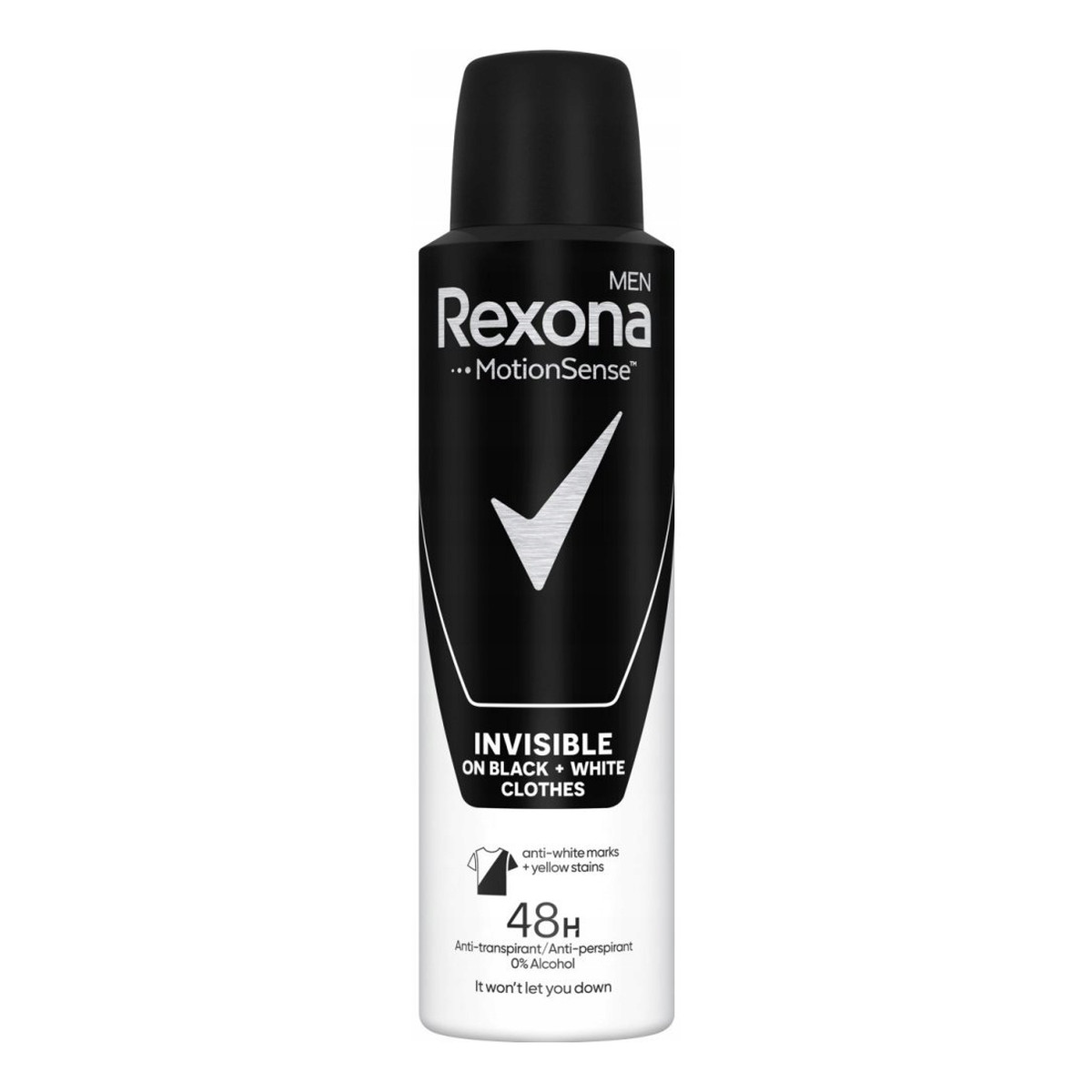 Rexona Men Invisible Black + White Dezodorant spray 150ml