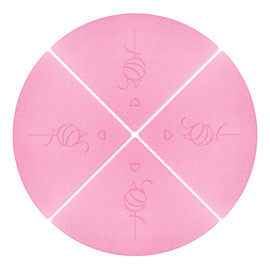 Trójcioszek trójkątna gąbeczka do makijażu 4szt.