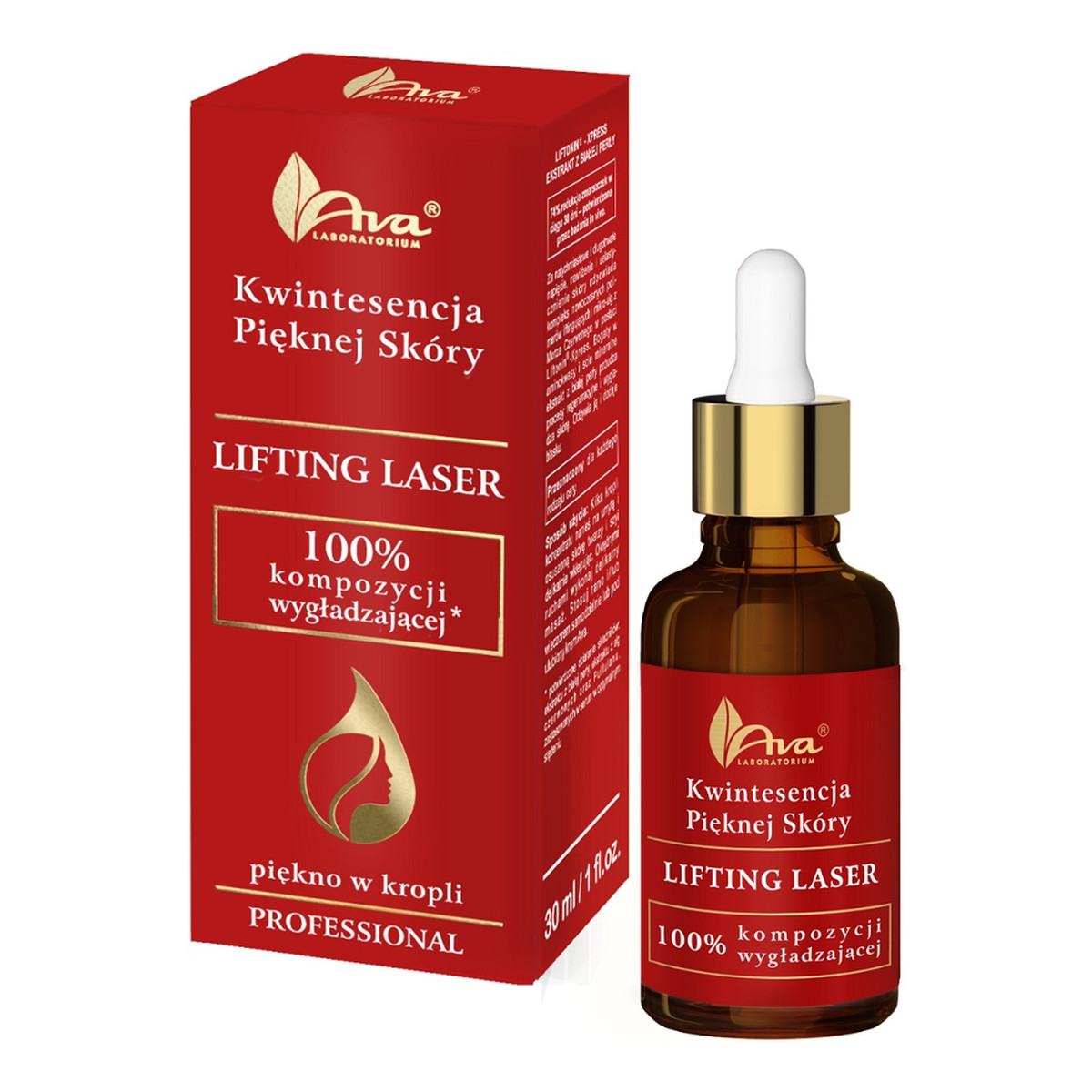 Ava Laboratorium Kwintesencja pięknej skóry lifting laser liftingujące serum do twarzy 30ml