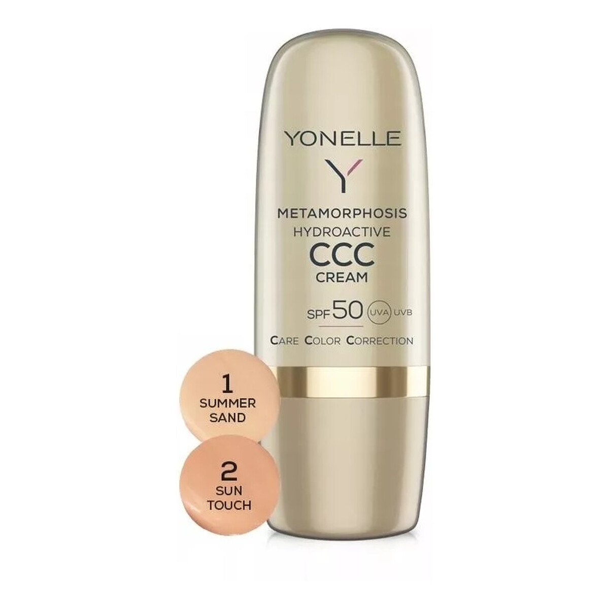 Yonelle Metamorphosis Hydroactive CCC Cream SPF50 hydroaktywny Krem koloryzujący do twarzy 30ml