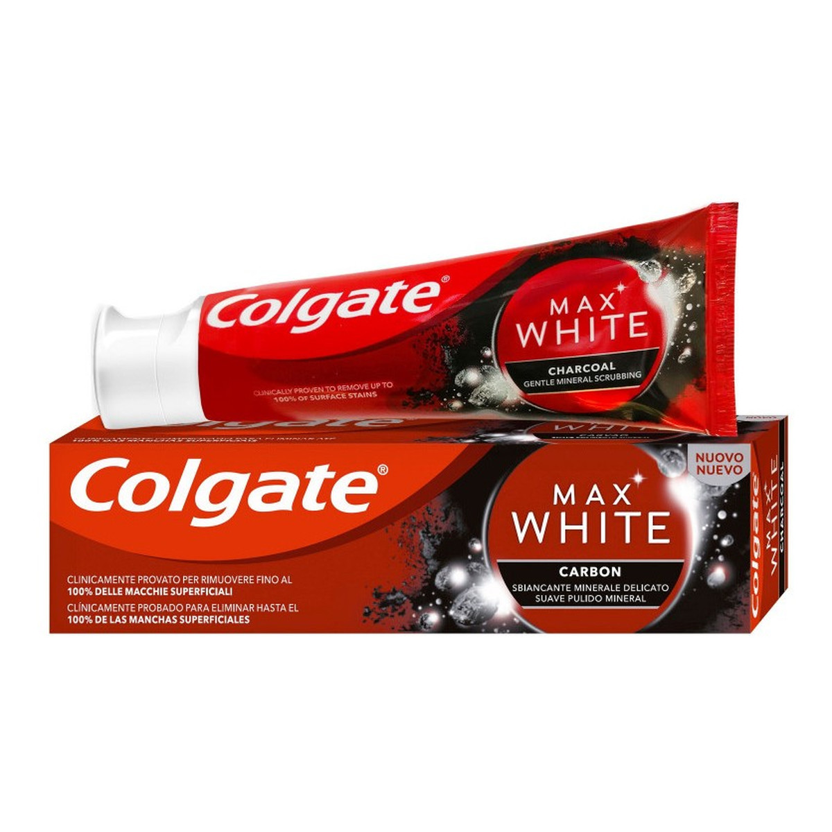 Colgate Max White Carbon Wybielająca pasta do zębów Charcoal 75ml