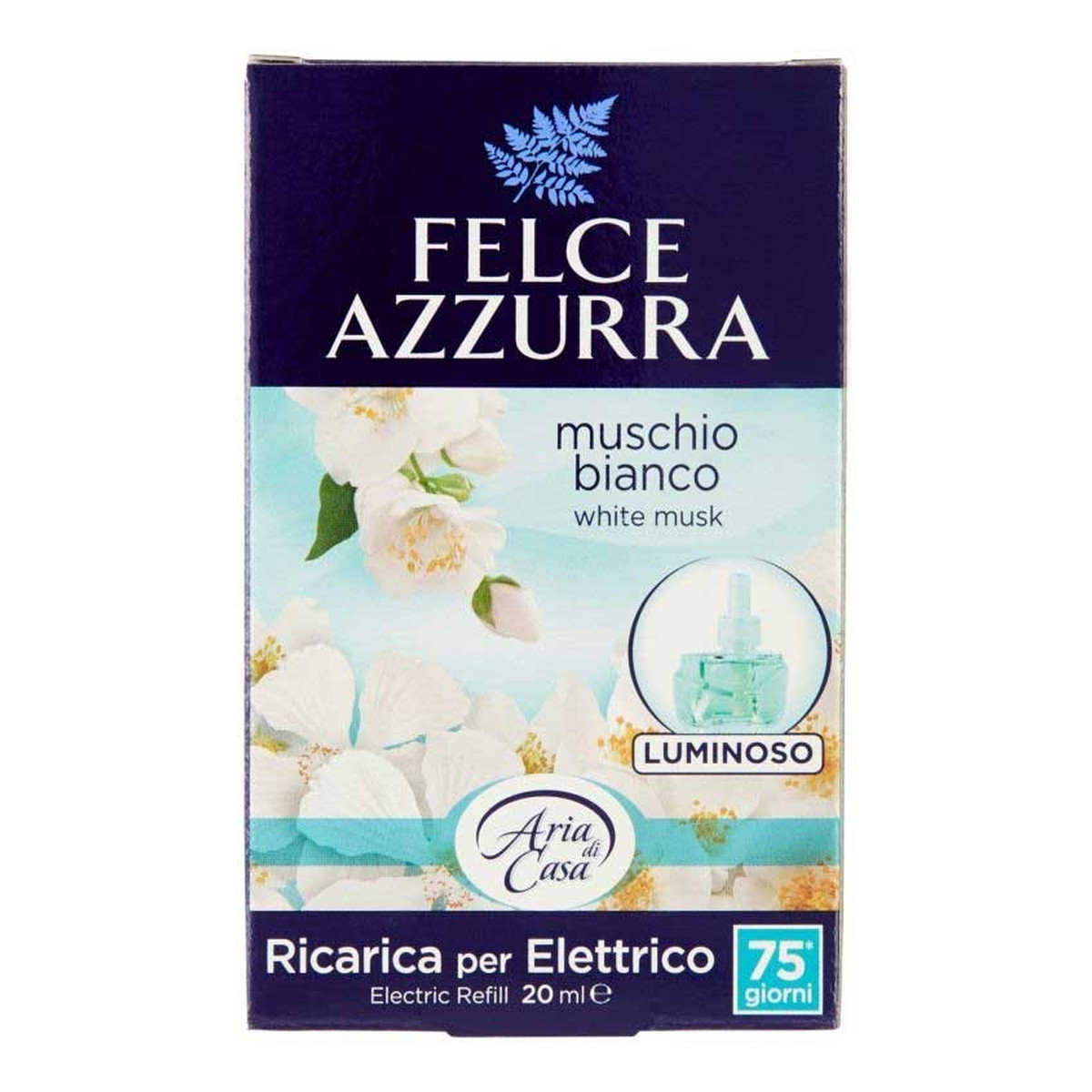 Felce Azzurra Wkład Do Odświeżacza Elektrycznego Białe Piżmo 75 dni 20ml