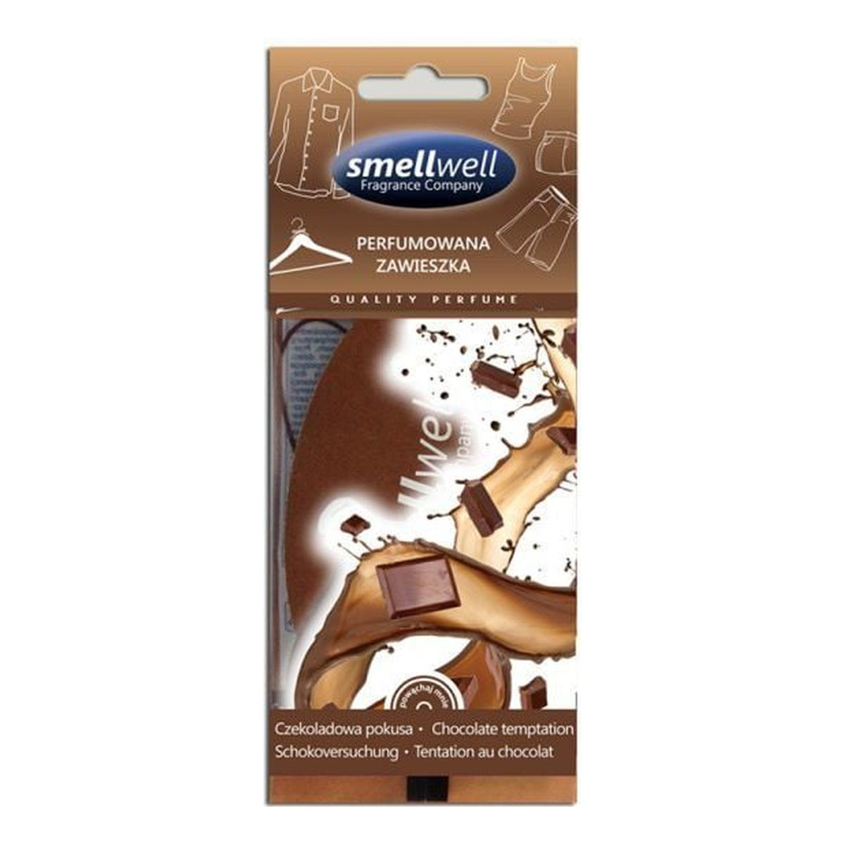 Smellwell Perfumowana zawieszka Czekoladowa pokusa