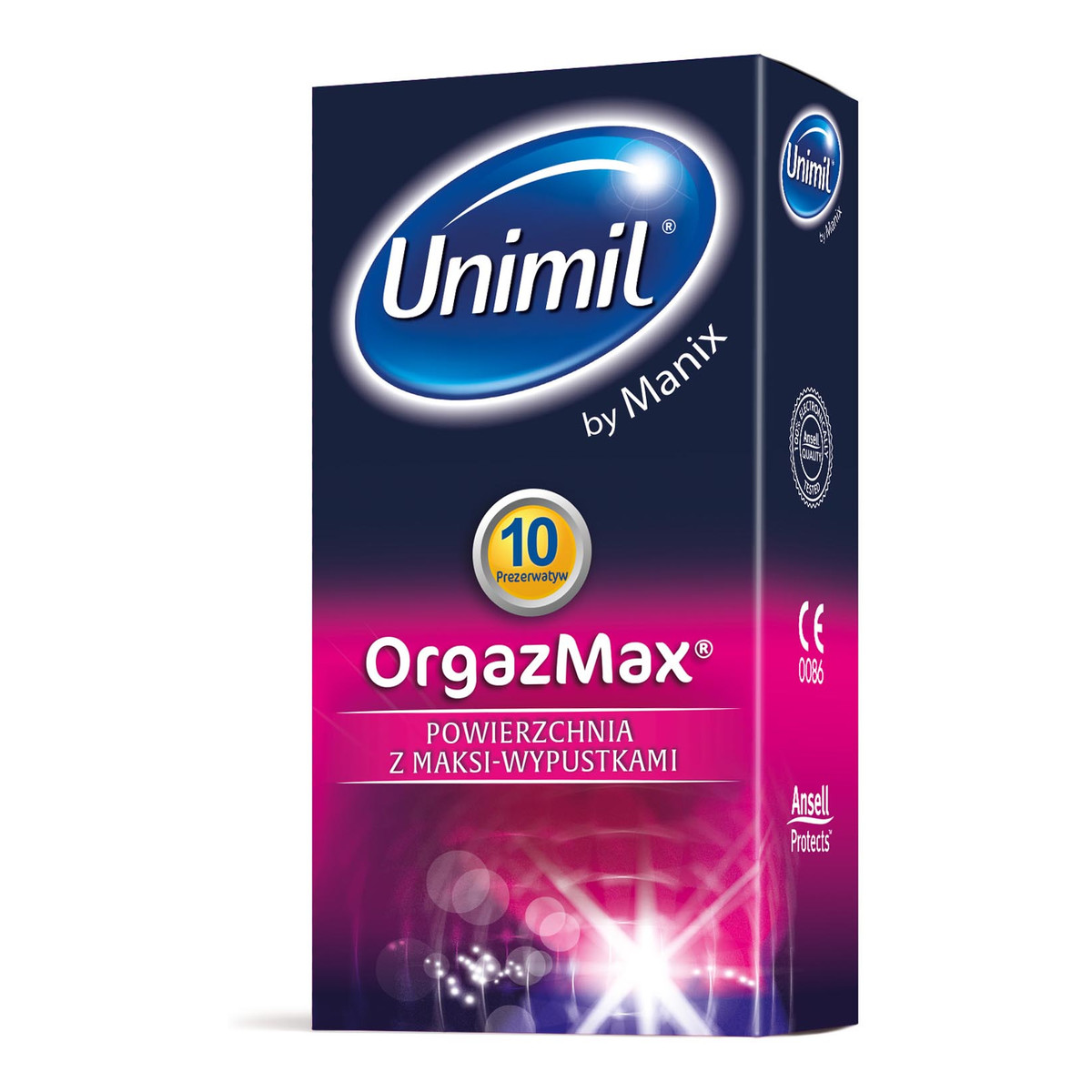 Unimil OrgazMax lateksowe prezerwatywy 10szt