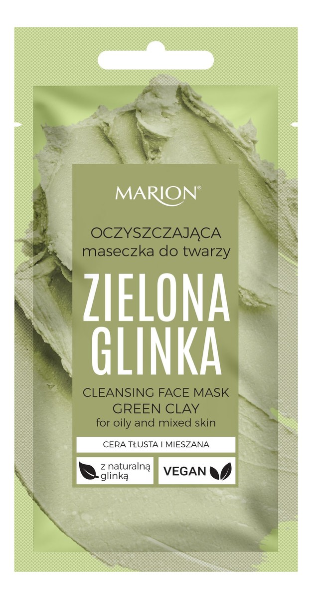 Glinka Zielona oczyszczająca maska do twarzy
