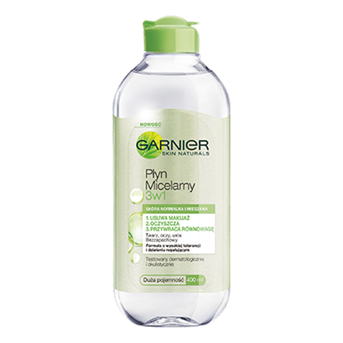 Garnier Płyn Micelarny 3w1 Cera Normalna i Mieszana 400ml