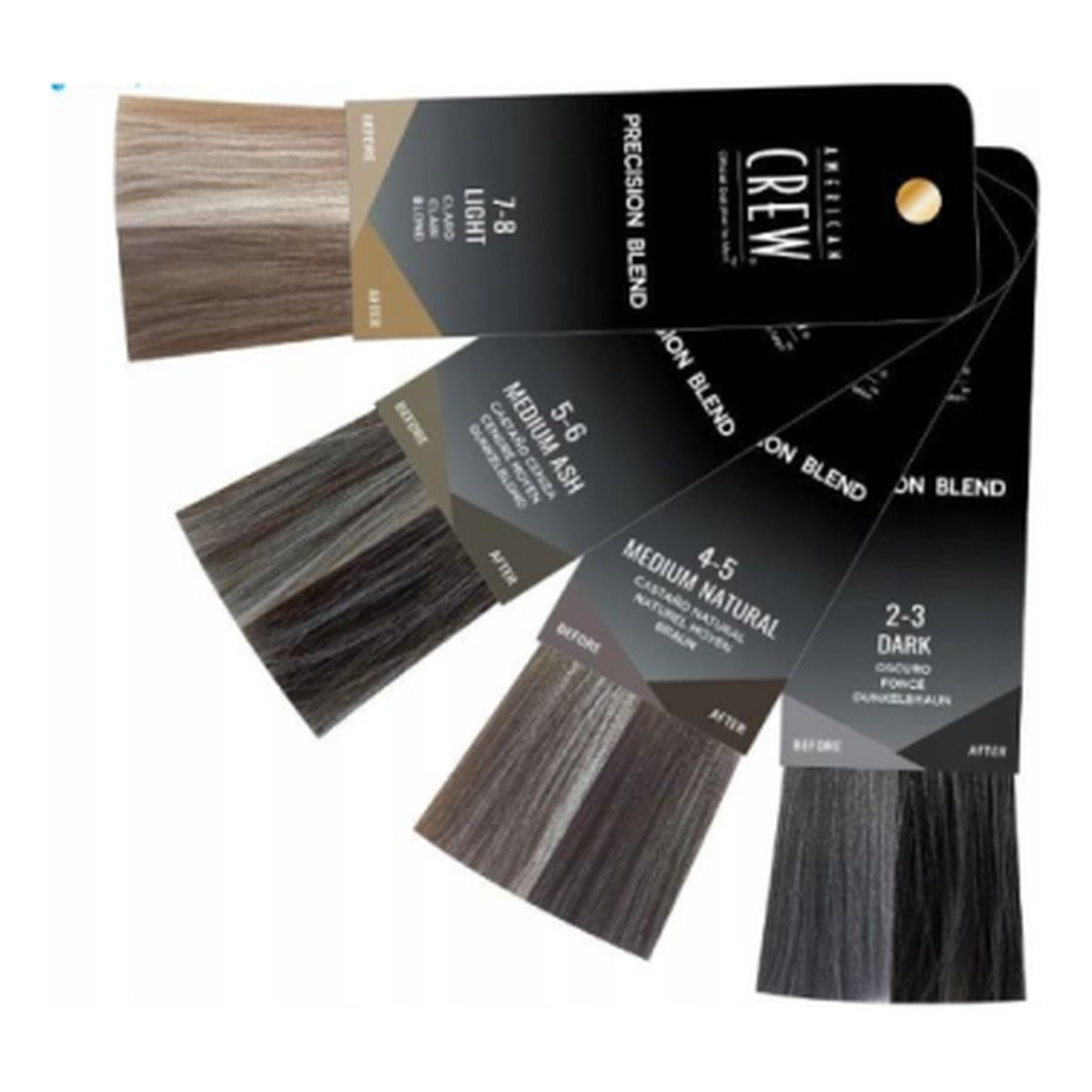 American Crew Precision Blend Odsiwiacz dla mężczyzn (5-6) Medium Ash 3x40ml