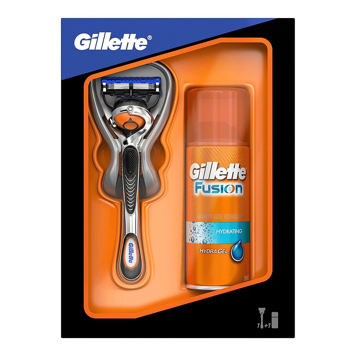 Gillette Fusion Proglide maszynka do golenia + żel do golenia 75ml