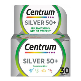 Silver 50+ multiwitaminy suplement diety 30 tabletek