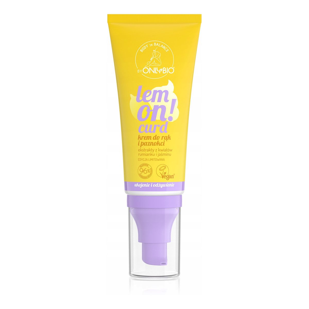 OnlyBio Body in Balance Limited Edition Krem do rąk i pazkoci Lemon Curd 50ml