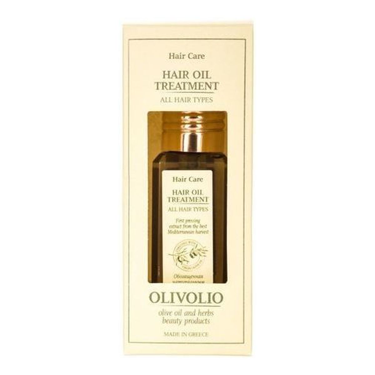 Olivolio Hair Oil Treatment Organiczny Olejek oliwkowy do każdego rodzaju włosów 90ml