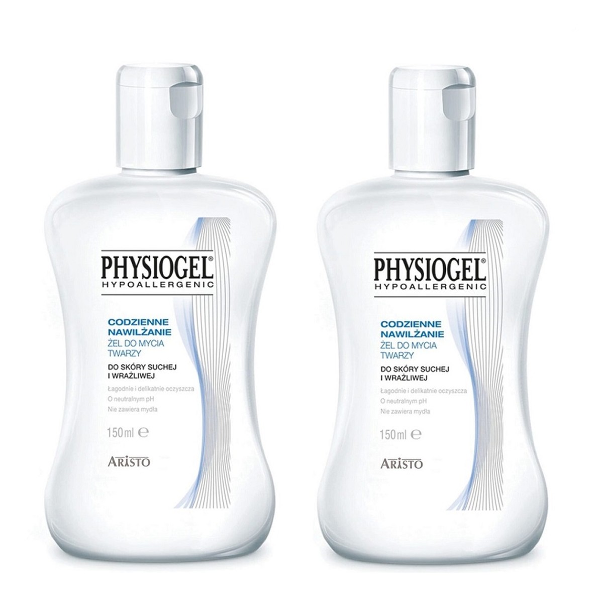 Żel do mycia twarzy do skóry suchej i wrażliwej 2x