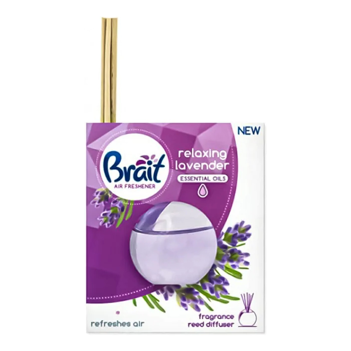 Brait Natural Aroma Patyczki zapachowe Relaxing Lavender 40ml