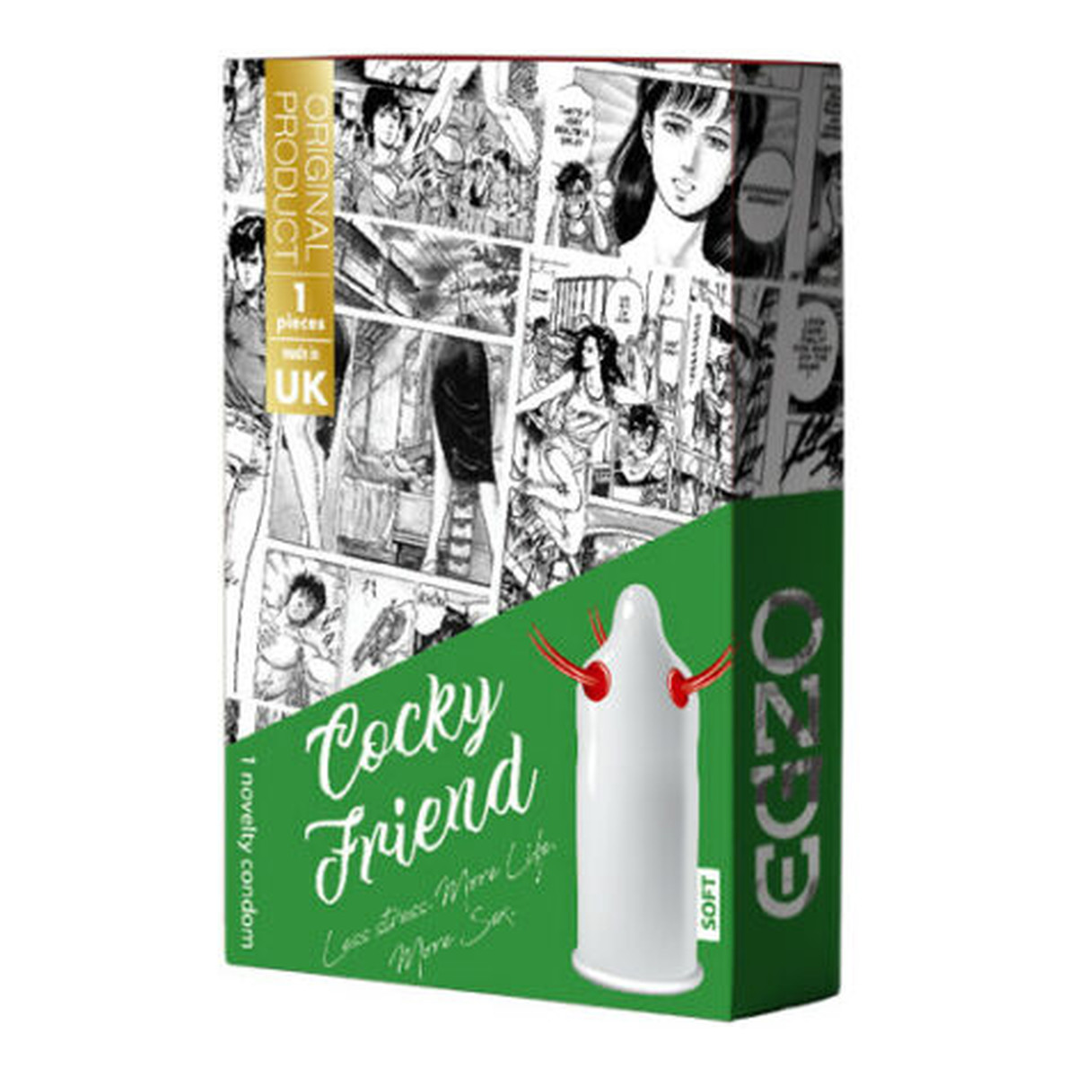 Egzo Cocky friend prezerwatywa z wypustkami soft 1szt.