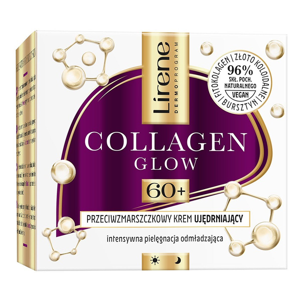 Lirene Collagen Glow przeciwzmarszczkowy Krem ujędrniający 60+ 50ml