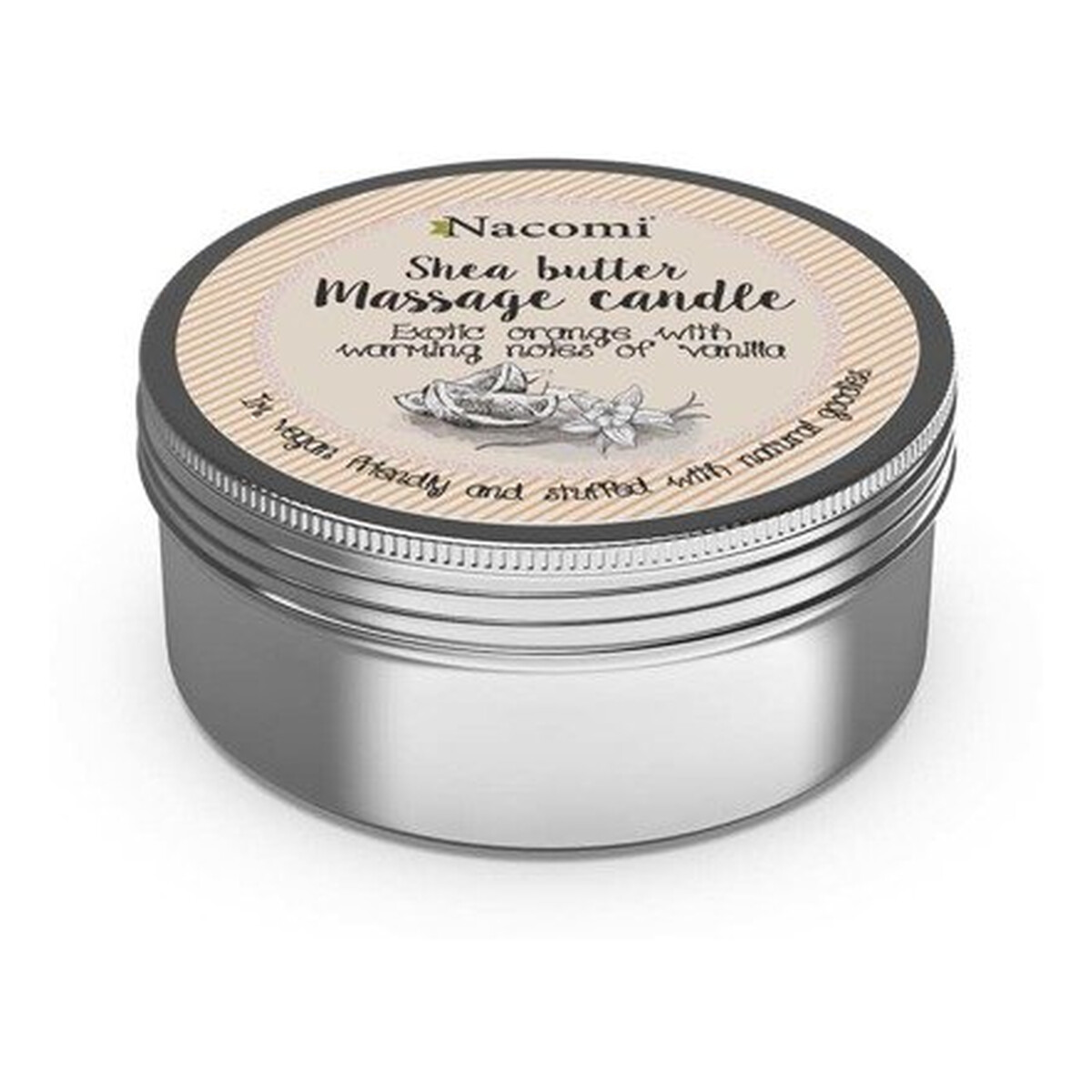 Nacomi Balsam W Świecy O Zapachu Pomarańczy Z Wanilią 150ml