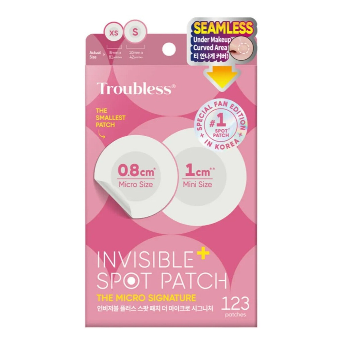 Troubless Invisible spot patch plus the micro signature plastry na niedoskonałości 123szt.